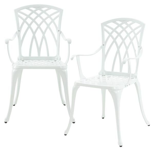 Bistro-Set Vena 3-tlg. Weiß