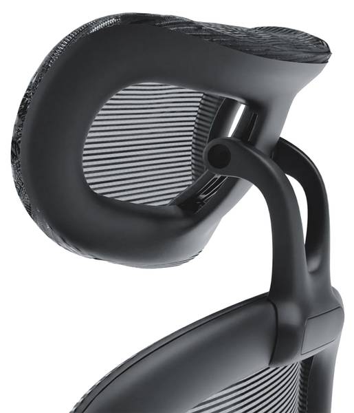 Bürostuhl MC102C-M101 Schwarz - Netzstoff - 69 x 126 x 65 cm