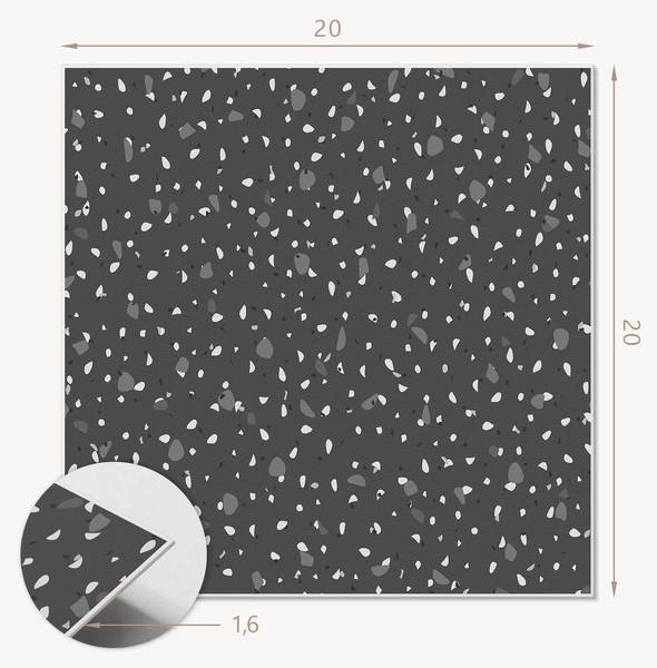 Vinyl tegels 00077440 (20er - Set) 20 x 20 cm