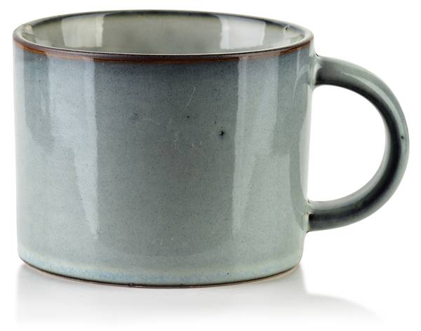 Becher BASIC NATURE Blau - Keramik - 10 x 8 x 8 cm