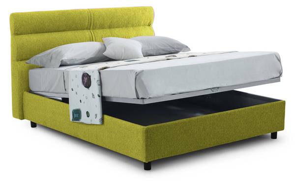 Doppelbett Bedero Grün - Metall - 228 x 116 x 177 cm