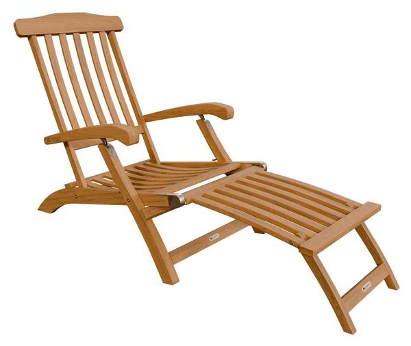 Sonnenliege Evia Beige - Holzwerkstoff - 54 x 95 x 196 cm
