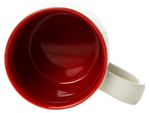 Becher Weihnachtsbecher Weiß - Keramik - 9 x 10 x 9 cm