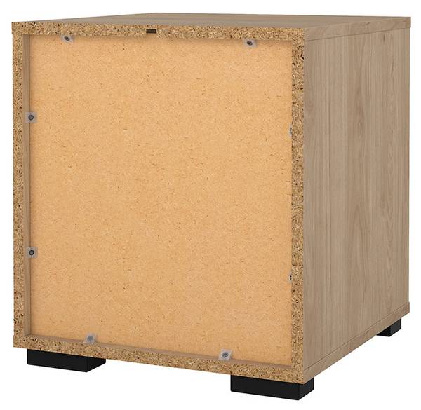 Nachtkastje Sofia bruin - deels massief hout - 41 x 45 x 40 cm