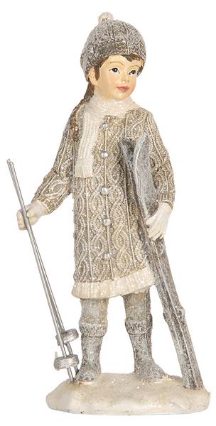 Kinder Xmas&Ayson 2er Set Grau - Kunststoff - 7 x 15 x 8 cm