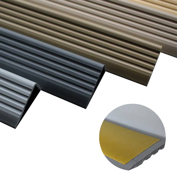 Selbstklebendes Treppenkantenprofil ND Beige - Tiefe: 80 cm