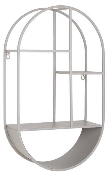 Regal Feira Grau - Eisen - 35 x 60 x 15 cm