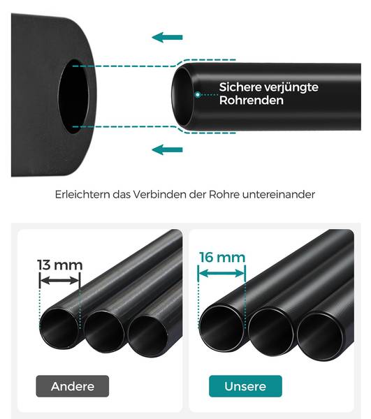 Stoffschrank Freetown Blau - Kunststoff - 140 x 174 x 43 cm