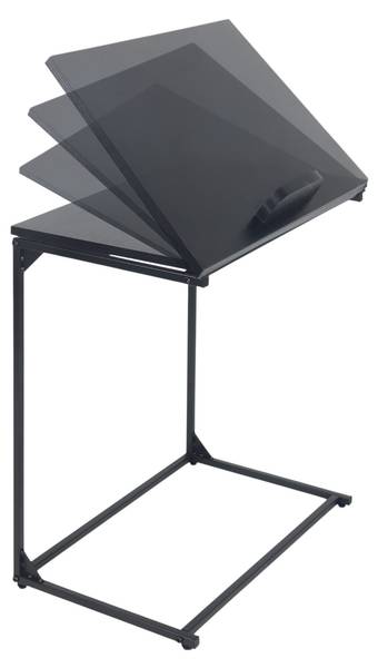 Beistelltisch für Laptop Schwarz