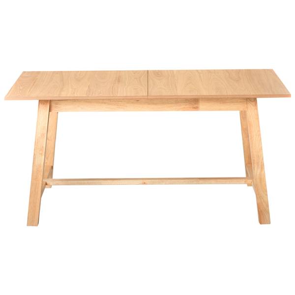 Eettafel BARNES bruin - plaatmateriaal op houtbasis - 90 x 76 x 160 cm