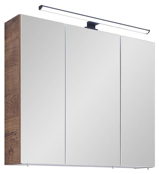 Badmöbel-Set MURCIA-66-1 2er-Set Braun - Holzwerkstoff - 75 x 200 x 45 cm