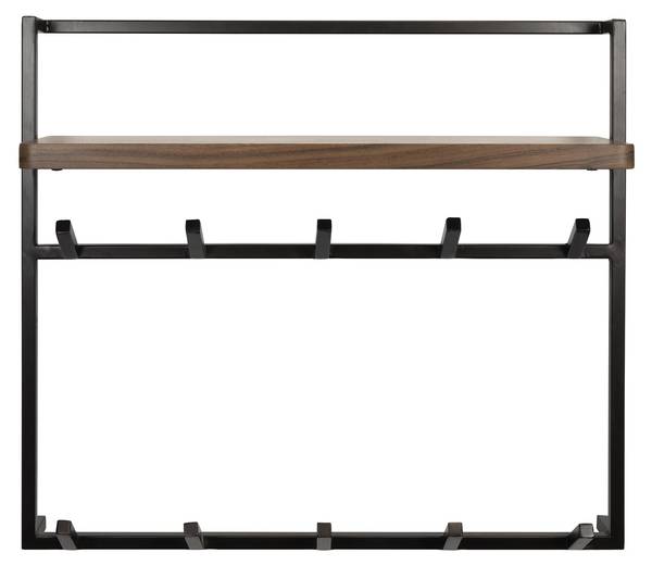 Wandgarderobe AIR PURE Braun - Holz teilmassiv - 85 x 75 x 25 cm