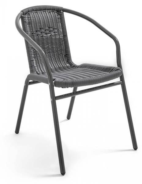 Bistromöbel Chelsea Grau - Metall - 70 x 72 x 70 cm
