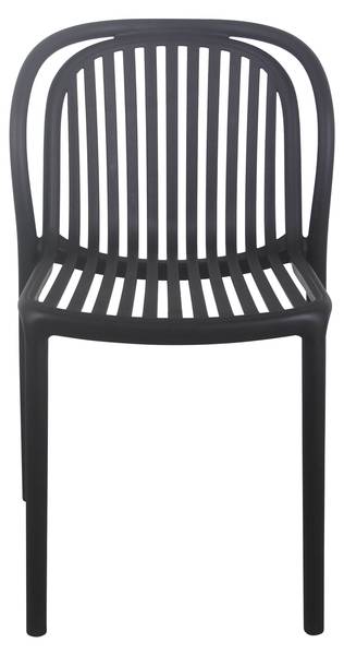 Set van 4 terrasstoelen Copenhague zwart