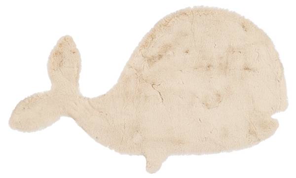 Teppich Huggy Whale Creme