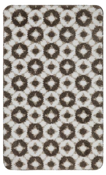 Badematte J&J Beige - Braun - 60 x 100 cm