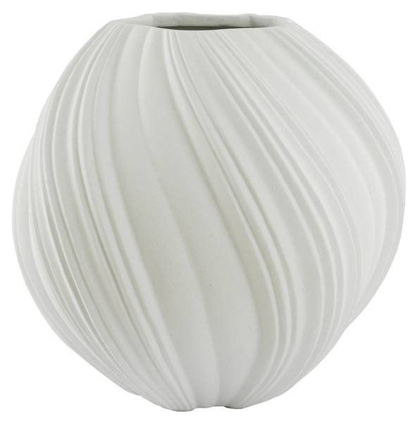 Vase YATUNG Weiß - Stein - 65 x 60 x 65 cm