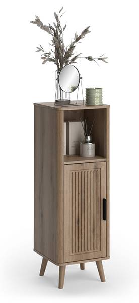 Midischrank Skara 58705 Braun - Holzwerkstoff - 30 x 90 x 30 cm