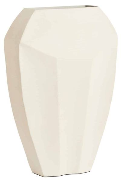 Vase Cordoba Weiß - Eisen - 13 x 45 x 30 cm