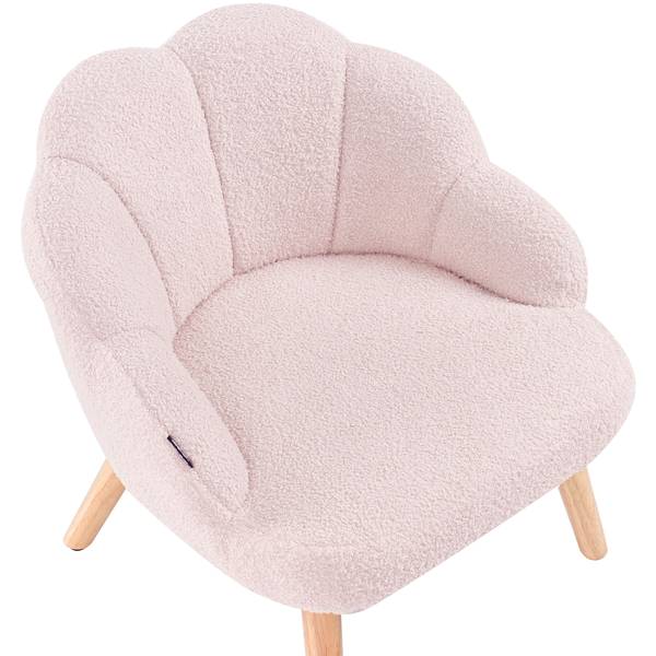 Kindersessel MILAND Braun - Pink