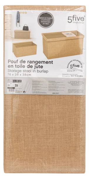 Aufbewahrungshocker MIX N MODUL Beige - Holzwerkstoff - 76 x 38 x 38 cm
