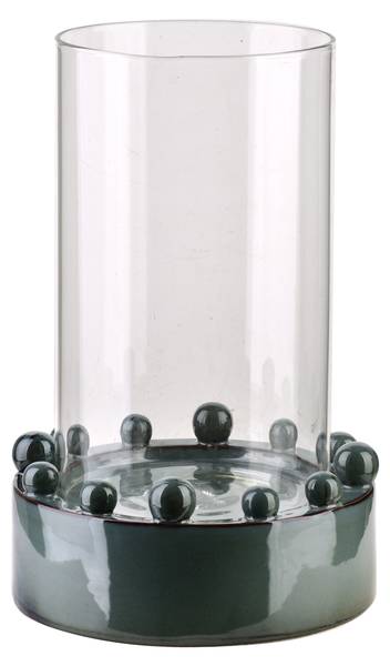 Kerzenständer EVAM Blau - Glas - 20 x 30 x 20 cm