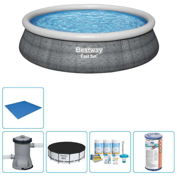 Schwimmbad-Set 5731311 (6-teilig) 457 x 84 x 457 cm