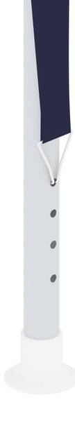Profi-Partyzelt X6970 Blau - 200 x 200 x 200 cm