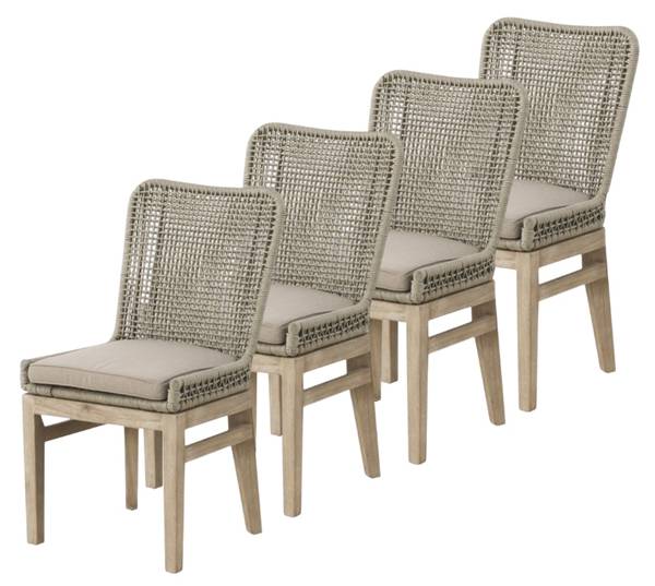 Stühle 10850 4er-Set Grau - Metall - 51 x 94 x 48 cm