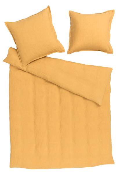 Housse de duvet LINDAU Jaune - 200 x 210 cm
