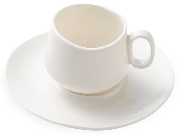 Tasse ETER CLOUD Weiß - Porzellan - 6 x 5 x 6 cm