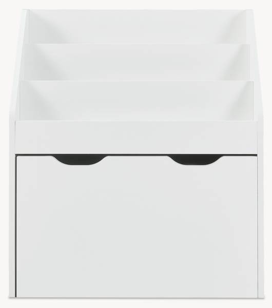 Bibliothèque pour enfant Sirlstalo Blanc - Bois manufacturé - 63 x 70 x 30 cm