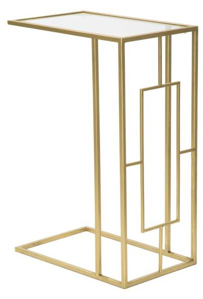 Beistelltisch C Gold - Metall - 41 x 60 x 26 cm