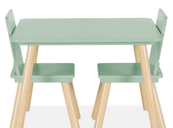 Kindertisch Judith 2er Set Grün