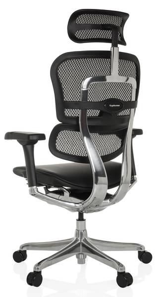 Chefsessel ERGOHUMAN GEN2 Schwarz - Flachgewebe - 78 x 136 x 64 cm