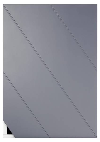 Hängeschrank ROCCO Grau - Weiß - Holzwerkstoff - 43 x 60 x 20 cm