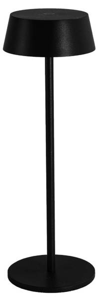 Tischleuchte Vanyel Schwarz - Metall - 10 x 32 x 32 cm