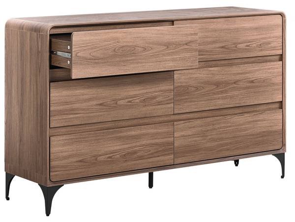 Kommode COWELL Braun - Holzwerkstoff - 140 x 85 x 40 cm