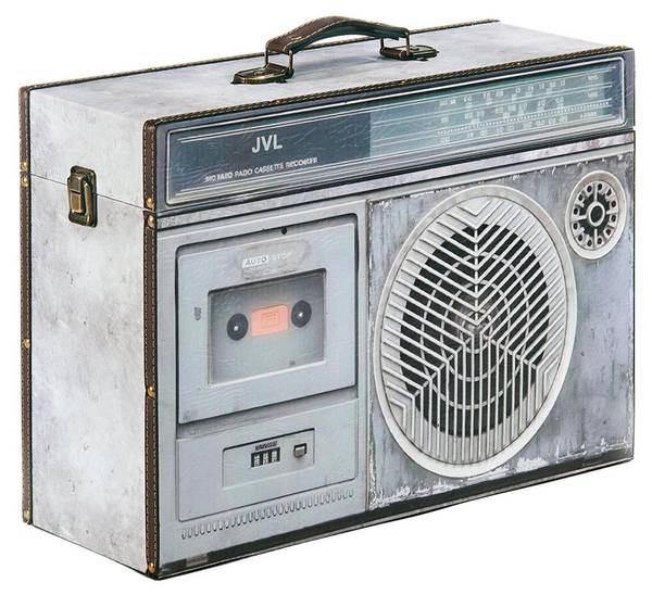 Aufbewahrungsbox GUGU26 Grau - Holzwerkstoff - 16 x 32 x 44 cm