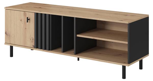 Tv lowboard MADIS RTV139 1D Beige - Melamin - 139 x 50 x 40 cm