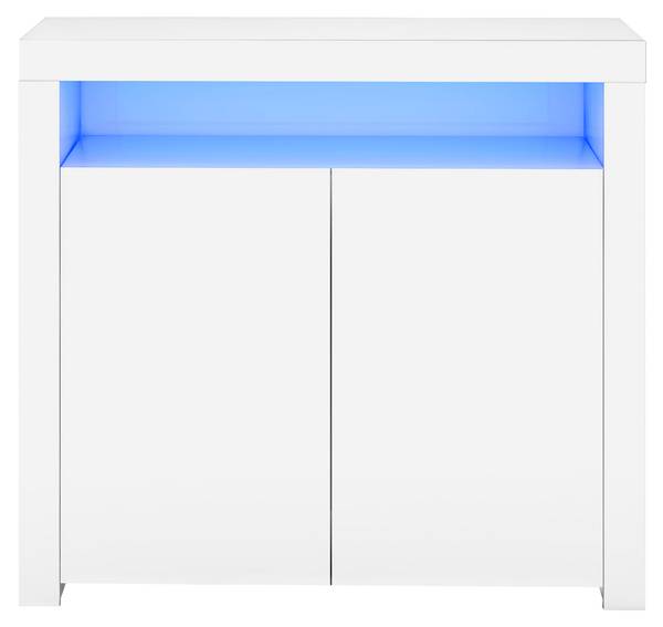 Sideboard Eos Ⅷ Weiß - Holzwerkstoff - 108 x 92 x 40 cm
