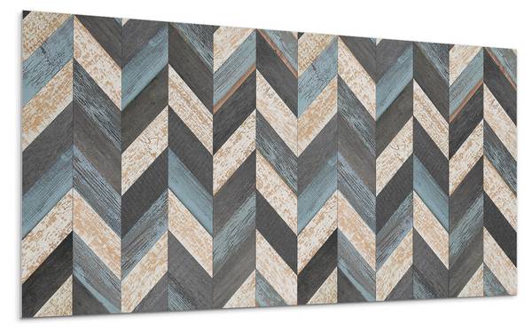 Fliesen Zick Holz 6er Set 60 x 30 cm