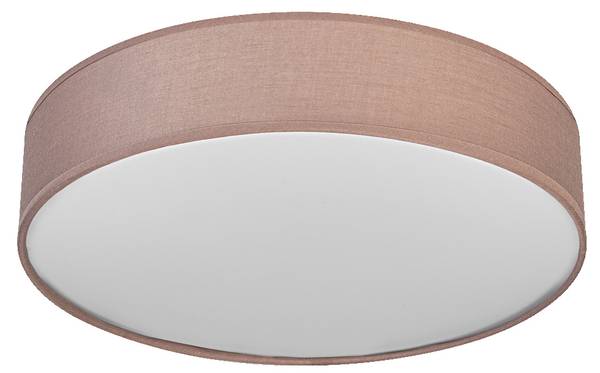 Deckenleuchte Orbis Paris Braun - Metall - Kunststoff - Textil - 40 x 40 x 40 cm