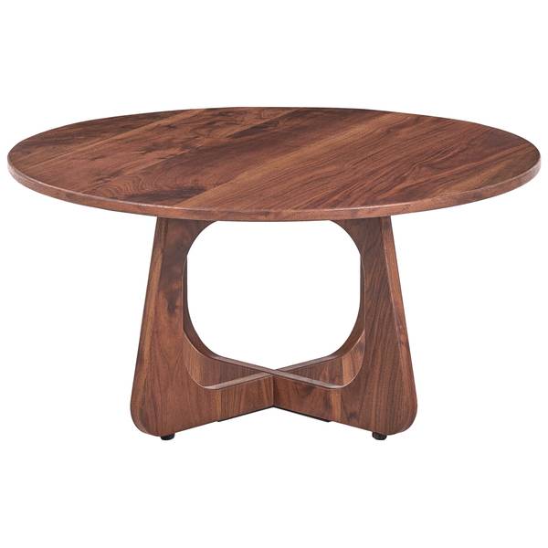 Salontafel GAILLARD bruin - deels massief hout - 80 x 40 x 80 cm