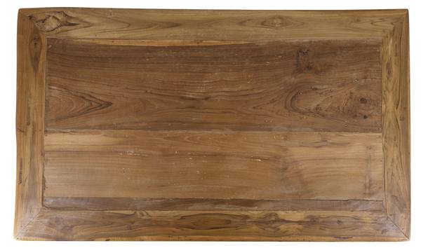 Beistelltisch DUMAI II Beige - Massivholz - 85 x 52 x 50 cm