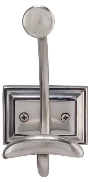 Wandhaken PATER1 Silber - Metall - 15 x 17 x 8 cm