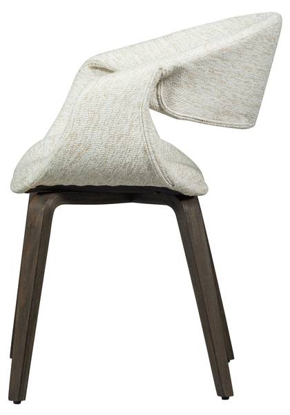 Esszimmerstühle Yossi 2er-Set Beige - Hellbeige - Braun