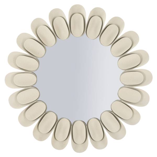 Spiegel Dune Double Beige - Metall - 85 x 6 x 85 cm