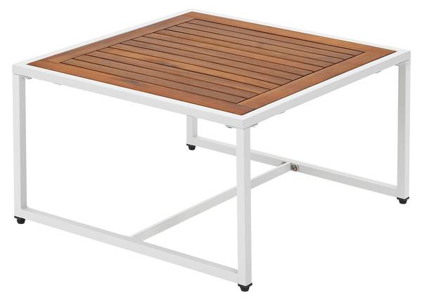Gartenmöbel Lounge St Tropez (2er Set) Weiß - Metall - 192 x 77 x 219 cm