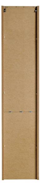 Bad-Hochschrank Skelbolu Braun - Holzwerkstoff - 30 x 140 x 25 cm
